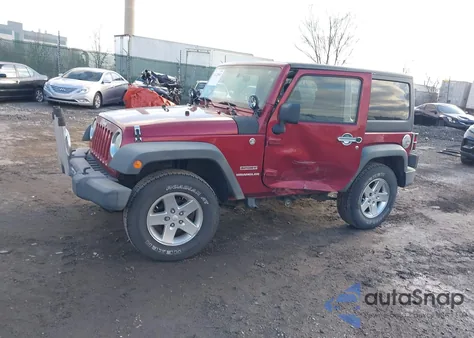 2012 Jeep Wrangler Sport z USA, uszkodzony, nr VIN 1C4GJWAG7CL270419